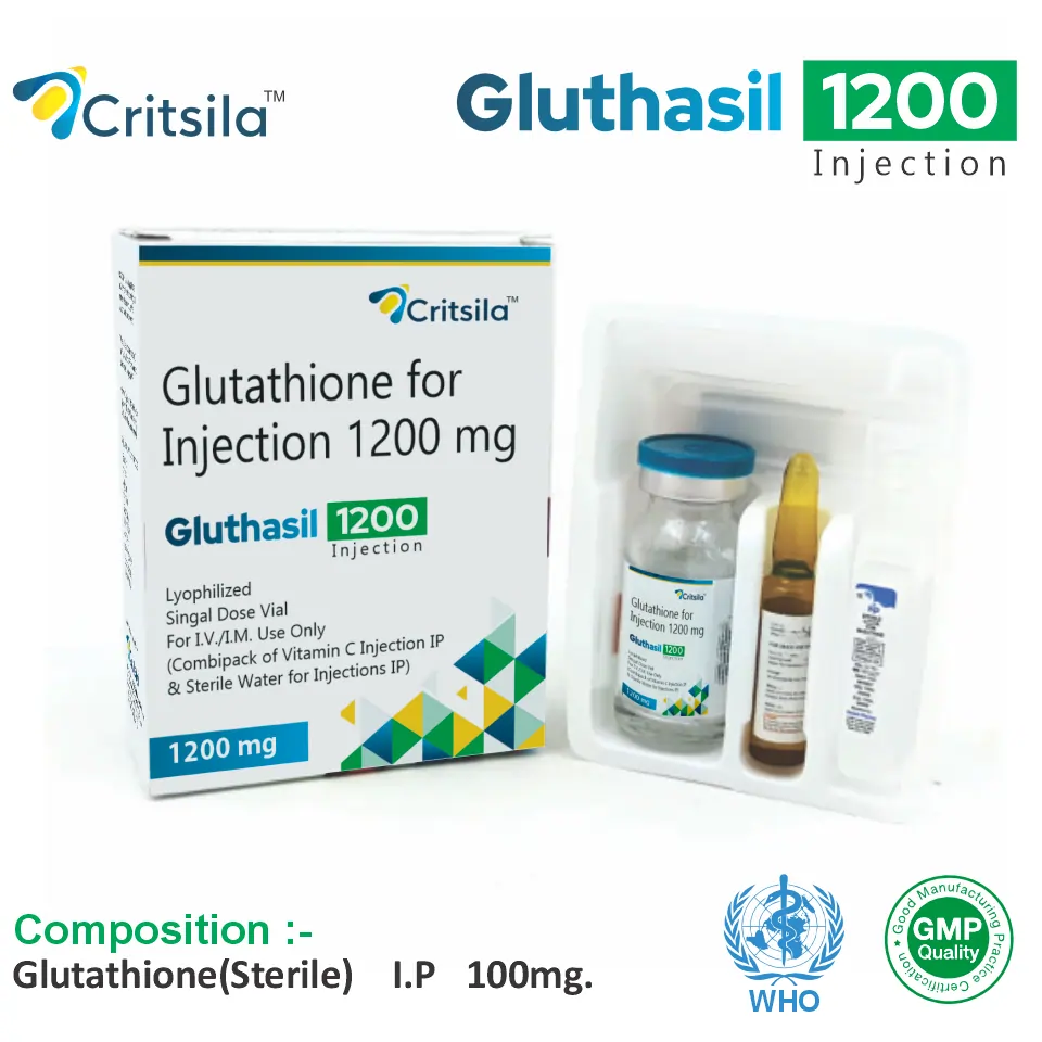 Glutathione (1200mg) Injection in PCD Pharma Franchise at Best Price